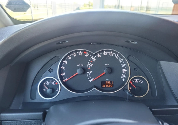 Opel Meriva cena 12800 przebieg: 187500, rok produkcji 2008 z Gościno małe 277